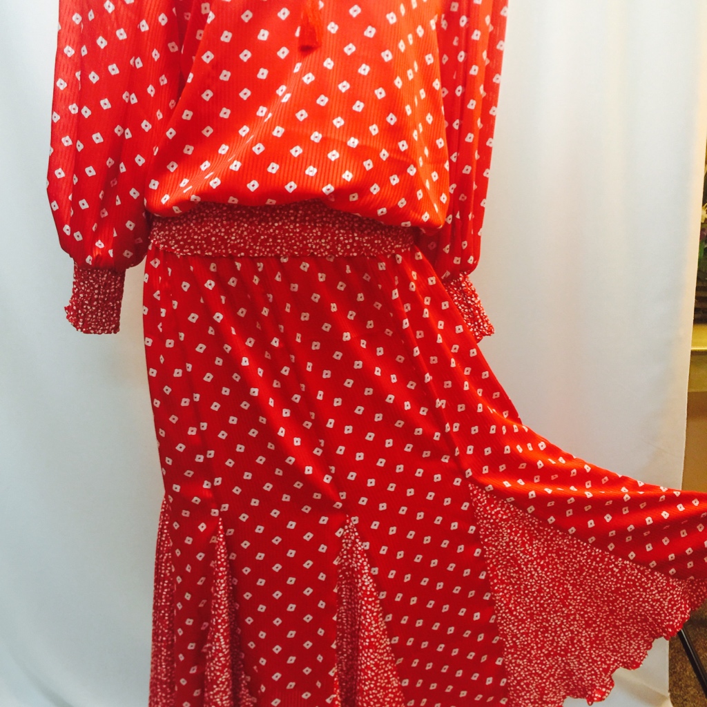 Red Dress (2 Piece ) Size Med.